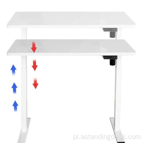 Ergonomiczna wysokość dostosuj dwa etapy łatwe biurko instalacyjne